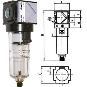 3463GSP - FILTRI PER ARIA COMPRESSA &quot;VARIOBLOC&quot; - Orig. Ewo